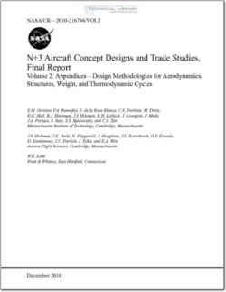 NASA-CR-2010-216794 Vol 2 Aircraft Concept Designs