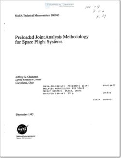 NASA-TM-106943 Preloaded Joint Analysis Methodology for Space Flight Systems