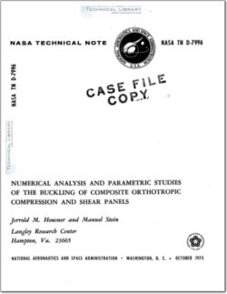NASA-TN-D-7996 Buckling of Composite Orthotropic Panels
