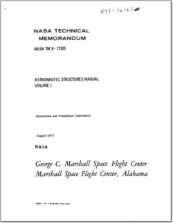 TM X 73305, ASTRONAUTICS STRUCTURES MANUAL (VOL1)