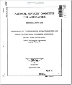 naca-tn-4332 An Approach to the Problem of Estimating Severe and Repeated Gust Loads for Missile Operations