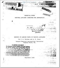 naca-tn-863 Results of Landing Tests of Various AIrplanes