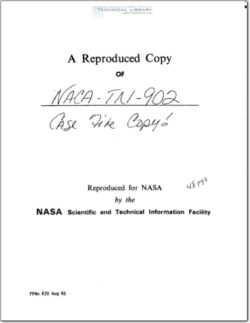 naca-tn-902 Description of Stress-Strain Curves by Three Parameter