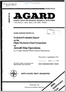 AGARD-AR-312 Aircraft Ship Operations