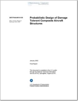 DOT-FAA-AR-01-55 Probabilistic Design of Damge Tolerant Composite Aircraft Structures