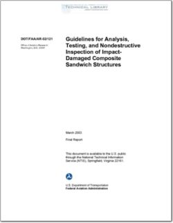 DOT-FAA-AR-02-121 Guidelines for Analysis, Testing, and Nondestructive Inspection of Imapct-Damaged Composite Sandwich Structures