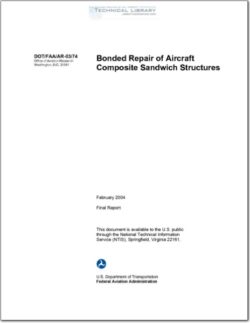 DOT-FAA-AR-03-74 Bonded Repair of Aircraft Composite Sandwich Structures