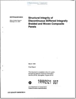 DOT-FAA-AR-99-24 Structural Integrity of Discontinuous Stiffened Integrally Braided and Woven Composite Panels