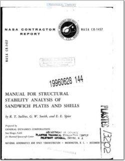 NASA-CR-1457 Manual for Structural Stability Analysis of Sandwich Panels