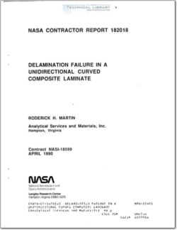 NASA-CR-182018 Delamination Failure in a Unidirectional Curved Composite Laminate