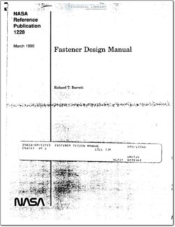 NASA-RP-1228 Fastener Design Manual