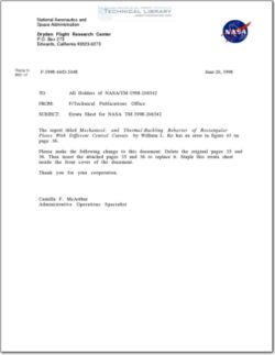 NASA-TM-1998-206542 Mechanical and Thermal Buckling of Rectangular plates with Cutouts