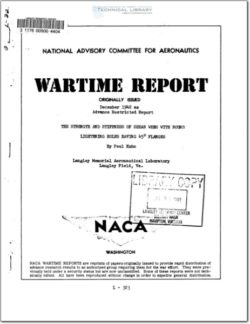 naca-wr-l-323 The Strength and Stiffness of Shear Webs with Round Lightening Holes Having 45° Flanges