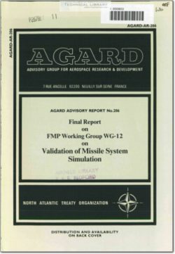 AGARD-AR-206 Final Report on FMP Working Group WG-12 on Validation of Missile System Simulation