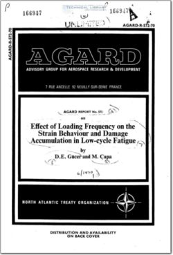 AGARD-R-572-70 Effect of Loading Frequency on the Strain Behaviour and Damage Accumulation in Low-cycle Fatigue