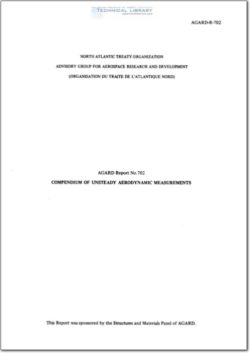 AGARD-R-702 Compendium of Unsteady Aerodynamic Measurements