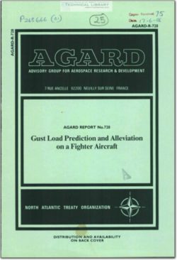 AGARD-R-728 Gust Load Prediction and Alleviation on a Fighter Aircraft