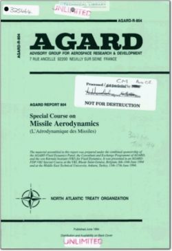 AGARD-R-804 Missile Aerodynamics