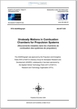 AGARD-RTO-AG-AVT-039 Unsteady Motions in Combustion Chambers for Probulsion Systems