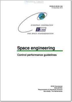 ECSS-E-HB-60-10A Control performance guidelines