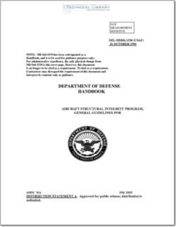 MIL-HDBK-1530 Aircraft Structural Integrity Program, General Guidelines for