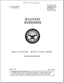 MIL-HDBK-1553A Multiplex Applications Handbook
