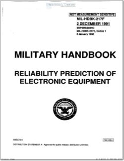 MIL-HDBK-217F Reliability Prediction of Electronic Equipment