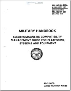 MIL-HDBK-237A Electromagnetic Compatibility Management Guide for Platforms, Systems and Equipment