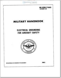 MIL-HDBK-274 Electrical Grounding for Aircraft Safety