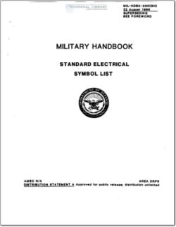 MIL-HDBK-290 Standard Electrical Symbol List
