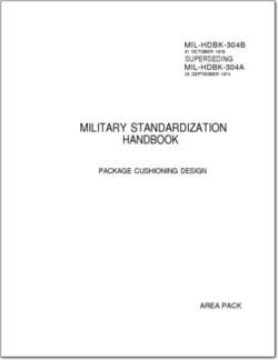 MIL-HDBK-304B Package Cushioning Design