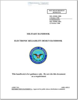 MIL-HDBK-338B Electronic Reliability Design Handbook