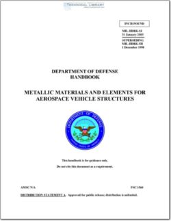 MIL-HDBK-5J Metallic Materials and Elements for Aerospace Vehicle Structures