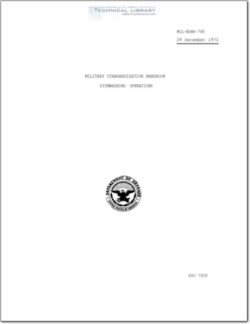 MIL-HDBK-740 Dishwashing Operations