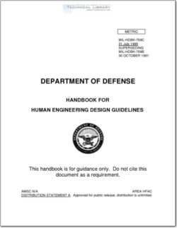 MIL-HDBK-759C Human Engineering Design Guidelines