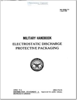 MIL-HDBK-773 Electrostatic Discharge Protective Packaging