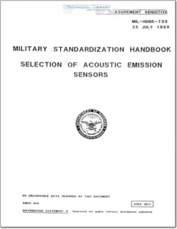 MIL-HDBK-788 Selection of Acoustic Emission Sensors