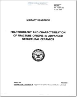 MIL-HDBK-790 Fractography and Characterization of Fracture Origins in Advanced Structural Ceramics