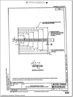 MS3339 Plate, Mounting, Plastic - For Use With MS3367 Plastic Tiedown Straps