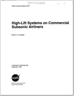 NASA-CR-4746 High lift Systems on Commercial Subsonis Airliners