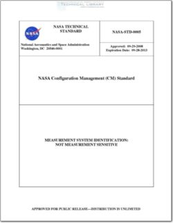 NASA-STD-0005 NASA Configuration Management (CM) Standard