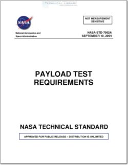 NASA-STD-7002 Payload Test Requirements