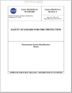 NASA-STD-8719.11 Safety Standard for Fire Protection