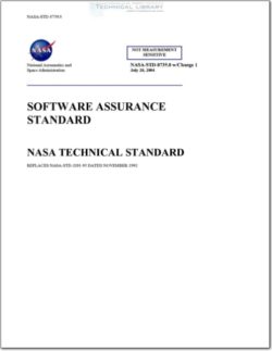 NASA-STD-8739.8 Software Assurance Standard