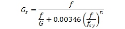 Secant Shear Modulus