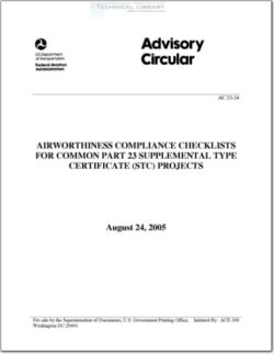 AC-23-24 Airworthiness Compliance Checklists for Common Part 23 Supplemental Type Certificate (STC) Projects