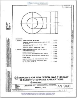 AN960 Washer, Flat