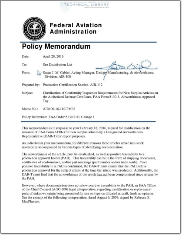 faa air 100 14 110 pm09 abbott aerospace sezc ltd faa form 8130 3 instructions