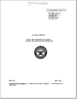 MIL-HDBK-1006_1A Policy and Procedures for Project Drawing and Specification Preparation