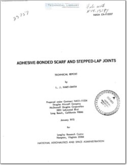 NASA-CR-112237 Adhesive Bonded Scarf and Stepped Lap Joints